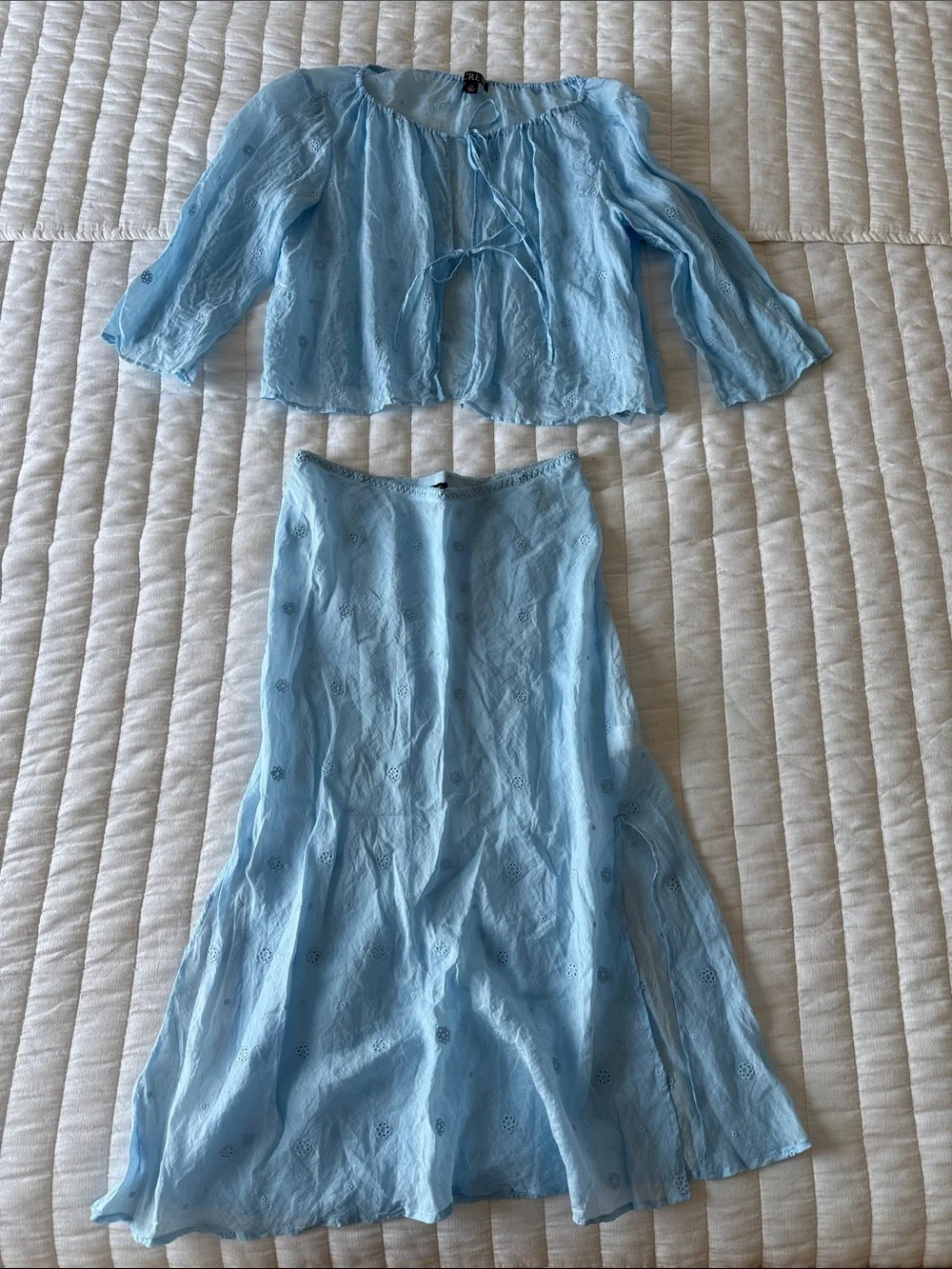 J. Crew See thru cover up set